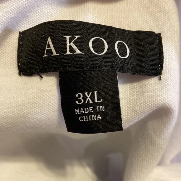Akoo white short sleeve shirt - Picture 10 of 10
